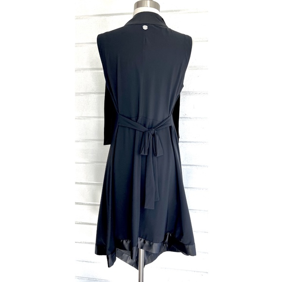 MC PLANET Tuxedo Inspired Asymmetrical Draped Tunic Vest(8) & Slim Pants(10) Set - Picture 3 of 16